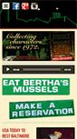 Mobile Screenshot of berthas.com